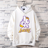 In Memory of Kobe Hoodie Commemorative Kobe No. 24 Hooded Sweater Sports Winter Fleece-Lined