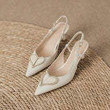 Nude Wide Fit Block Heels
