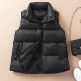 Women Winter Coats Puffer down down down down down Vest Female Autumn and Winter down Vest