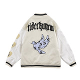 Blackair Jacket Retro Crew Neck Baseball Uniform Jacket