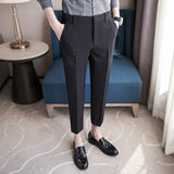Men Trousers Spring/Summer Men's Slim Fit Business Simplicity Casual Suit Pants