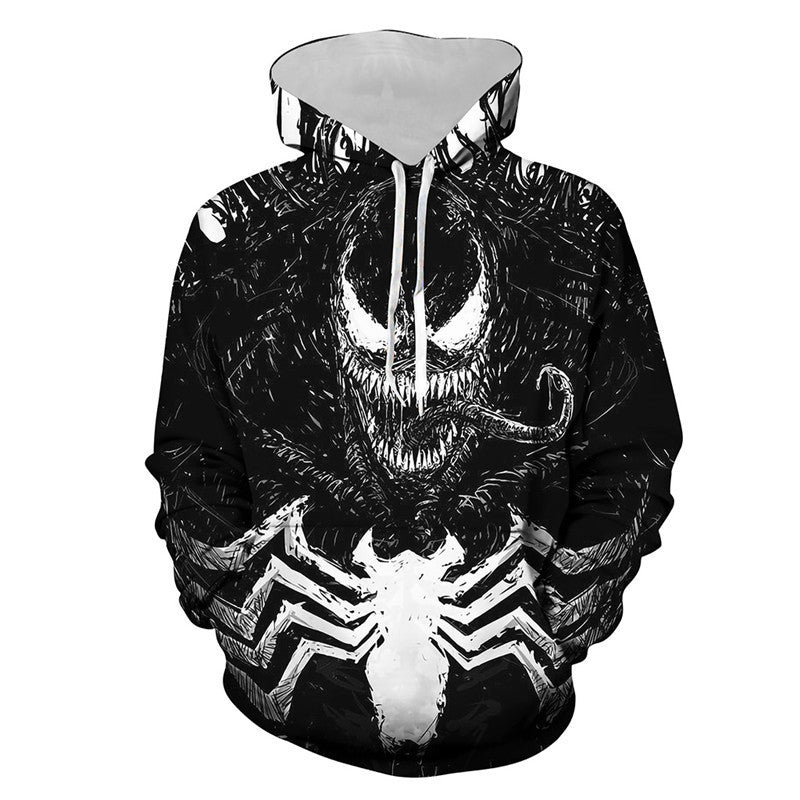 Carnage Hoodie Muscle Venom 3D Printed Hoodie