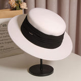 Kentucky Derby Hats Retro Flat Top Hat
