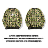 Bape Sweatshirt Camouflage Ape Crew Neck Sweater