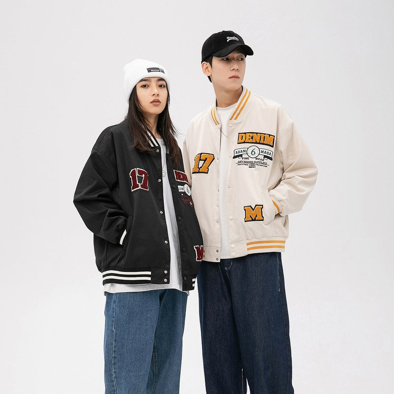 Varsity Jacket for Men Baseball Jackets Unisex Casual Fashionable Tops