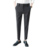 Men Trousers Pants Men's Thick Wool Casual Trousers