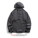 Men Sun Protection Clothing Summer Hooded Sun Protection Clothing Men's Loose All-Matching