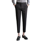 Men Trousers Slim Casual Pants