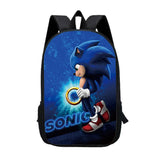 Sonic Backpack Sonic School Bag for Elementary School Students Cartoon Backpack