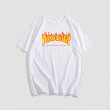 Thrasher T Shirt Thrasher Flame Leisure Sports T Shir Summer