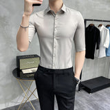 Men Shirt Half Sleeve Shirt