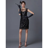 The Great Gatsby Dresses Vintage Sequin Dress See-through Sexy Dress