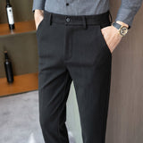 Men Trousers Autumn and Winter Thick Men's Woolen Casual Pants Trousers