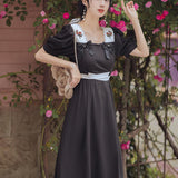 Women's cottagecore Dress Women's Summer Sweet