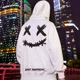 Smiley Face Hoodie Smiley Sweater Men's Printed Autumn and Winter