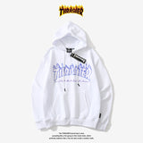 Thrasher Hoodie Autumn and Winter Leisure Men's and Women's Hoodie