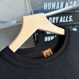 Human Made T-shirt Jarre Aero Bull Pattern Slub Cotton Pocket Embroidery Loose Couple