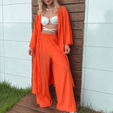 Women Pants Suit Beauty Clothing Summer Leisure Two-Piece Set
