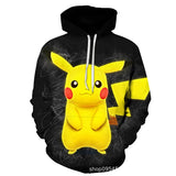 Men and Women Pokemon Pikachu Coat Pokemon 3D Digital Printing