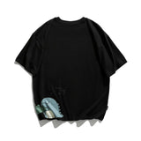 Men T Shirt Summer Casual Tops Men's Clothes Summer Wear Vintage Men's round Neck Short Sleeve Casual Loose Cartoon T-shirt