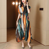 Women's Exotic Dresses Summer Shirt Dress Women's V-neck Loose Printed Dress