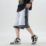 Men Shorts Fake Two-Piece Breasted plus-Sized Loose
