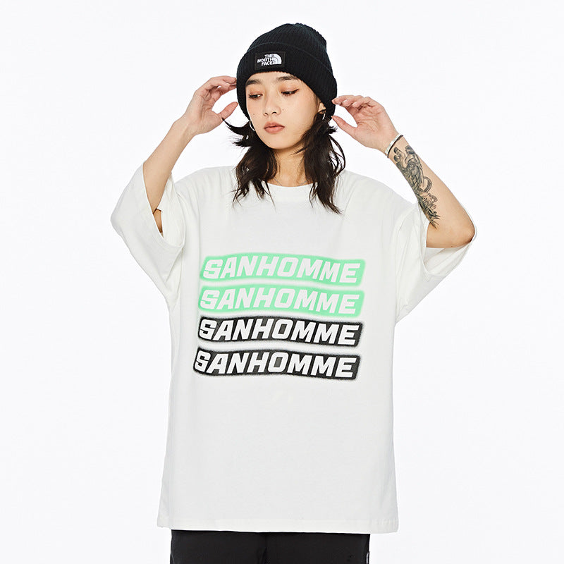Man Summer T Shirt Letter Print