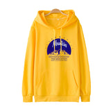 Slogan Graphic Hoodie Loose Pullover Coat