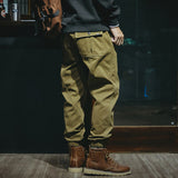 Men Cargo Pants plus Size Casual Pants Loose