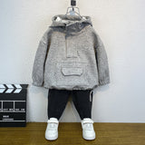 Toddler Boys Sweater Boys Hooded Sweatshirt Spring Clothes
