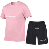 Fear Of God Fog Essentials Fashion Brand Casual Short-Sleeved Shorts Suit Chest