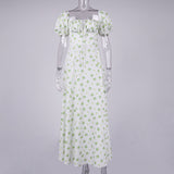 Bella Hadid Dress French Dress Summer Floral Dress