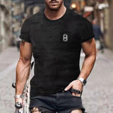 Tactics Style T Shirt For Men Summer Menswear Loose Retro T-shirt