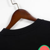 Palm Angels Letter Heart Printing Casual Loose Short Sleeved T-shirt High Street Men and Women