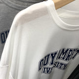 Diana Harvard Sweatshirt Summer Simplicity Printed round Neck Long Sleeve Loose Sweatshirt