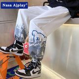 Nasa Sweatpants Summer Men's Summer Fashion Brand Student Loose