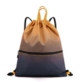 Drawstring Bag Gradient Color Sports Waterproof Drawstring Backpack