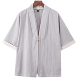 Men's T-Shirt Summer Short-Sleeved Shirt Cardigan