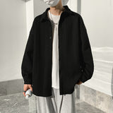 Corduroy Patch Jacket Corduroy Shirt Coat Men's Casual Spring and Autumn Long Sleeve