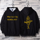 In Memory of Kobe Hoodie Kobe Black Mamba No. 24 Hooded Sweater Winter Fleece-Lined