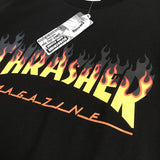 Thrasher T Shirt Summer Couple Skateboard Flame Limited T-shirt