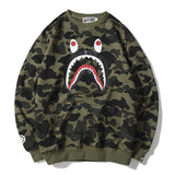 Bape Sweatshirt Camouflage Ape Crew Neck Sweater