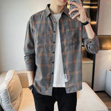 Denim Shirts 2022 Autumn Shirt Men's Long-Sleeved Jacket