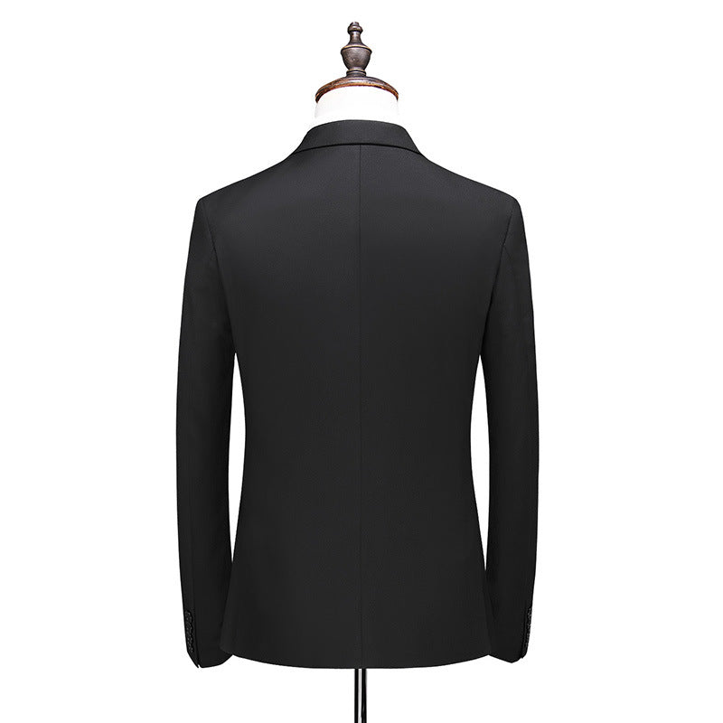 Double Brewed Seersucker Suit Men's Three-Piece Suit