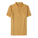 Men Polo Shirts Embroidered T-shirt Slim Lapel