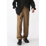 Men Suit Pants Men's Spring Baggy Straight Trousers Suit Pants