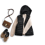 Women Winter Coats Puffer down Vest down Jacket Vest Vest Short Lightweight Vest