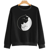 Women Plus Size Tops Long Sleeve Baggy Coat Round Neck Print Sweatshirt