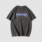 Thrasher T Shirt Thrasher Flame Leisure Sports T Shir Summer