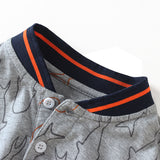 Children Boy Polo Shirts Children T-shirt Summer V-neck Short Sleeve T-shirt Short Sleeve